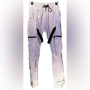 Life Code 3M Pants with Straps ~ Silver (REFLECTIVE)